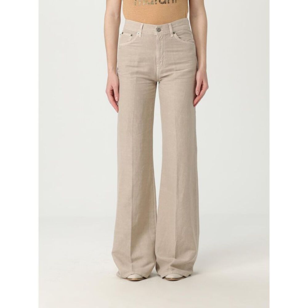 Dondup Jeans Woman Beige